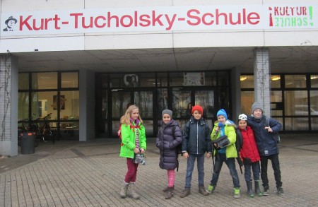Die Radiofüchse erkunden die Kurt-Tucholsky-Schule